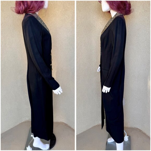 🔥💼Zebra-Collar Power 90s Boss Babe Tux Dress - Sz 8💼🔥 - Picture 6 of 7